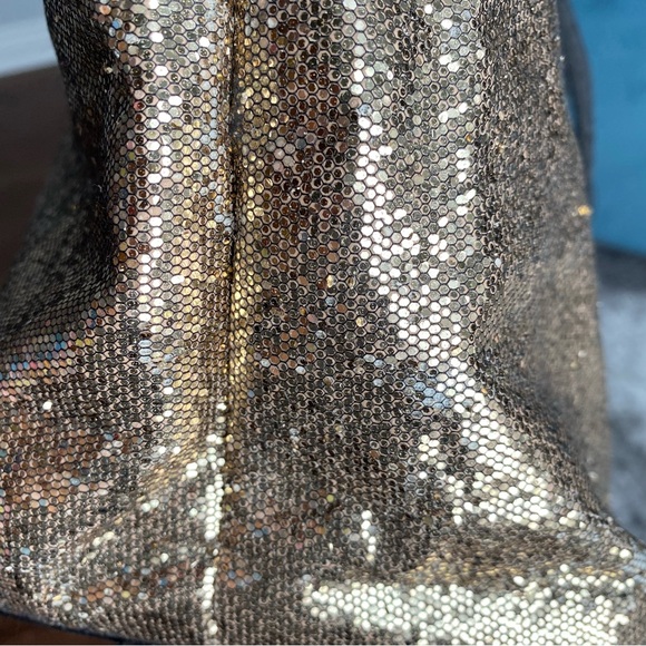 Victoria Secret Gold Glitter Sparkly Tote - Picture 13 of 16